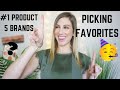 picking favorites 1 product from 5 popular brands group collab