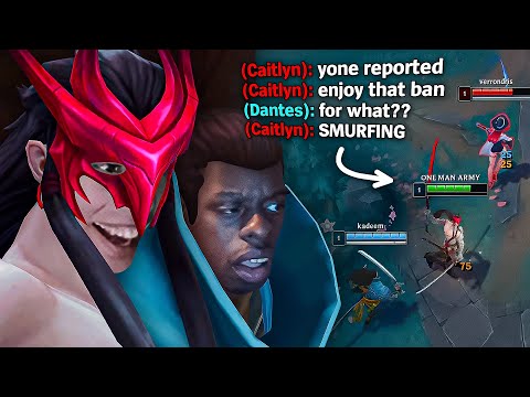 BRONZE ADC loses his MIND after getting DESTROYED by Yasuo & Yone Bot Lane ft. Kadeem