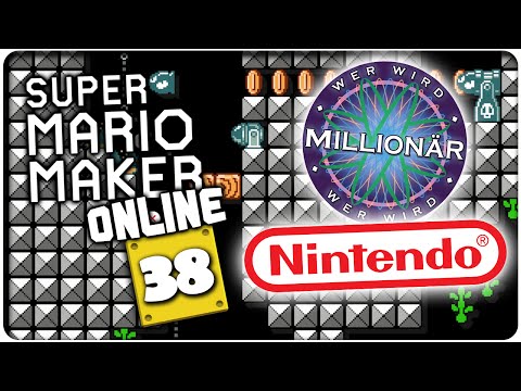 SUPER MARIO MAKER ONLINE Part 38: Nintendo Quiz & Funny Fails