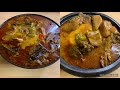 How To Make Authentic Ghanaian 🇬🇭PALM Nut Soup with Assorted Meat And Dry Fish !taste so good