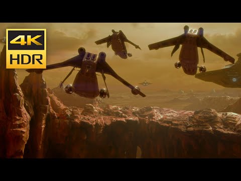 The Battle of Geonosis (Part 1) | Star Wars: Attack of the Clones | 4K HDR