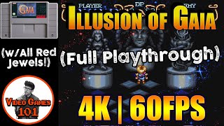 Illusion of Gaia Playthrough | All Red Jewels | Video Games 101