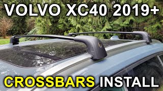 Volvo XC40 (2019-2026): Crossbars Installation. Detailed Tutorial!