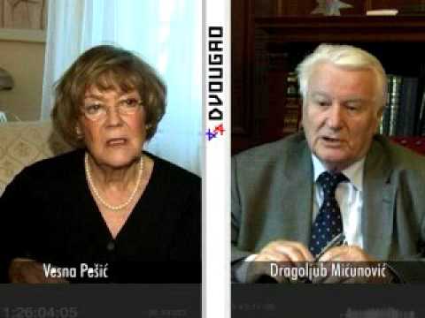 DVOUGAO 199 Vesna Pešić - Dragoljub Mićunović (okt. 2011)