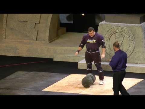 Vytautas Lalas - Arnold Strongman Contest -Circus Dumb Bell