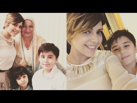 Hadiqa Kiani With Her Son and Mother-Adeez TV HD-
