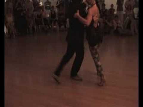  Adrian Veredice  and  Alejandra Hobert  are  dancing  to  the  tango  "  Todo  "  by  Pedro Laurenz  in  2008