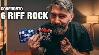 Video thumbnail for 6 RIFF DI CHITARRA ROCK CHE DEVI CONOSCERE con 2 PEDALI a CONFRONTO by The GasTube