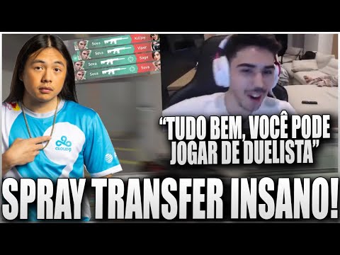 C9 XEPPAA DEIXOU O ASPAS EM CHOQUE COM ESSE SPRAY TRANSFER