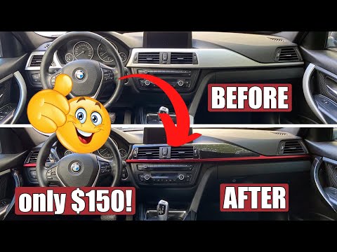 150$ Interior Trim Upgrade on BMW 3-Series F30, F31, F32, F34, F36 (2011-2019) in 12 easy steps