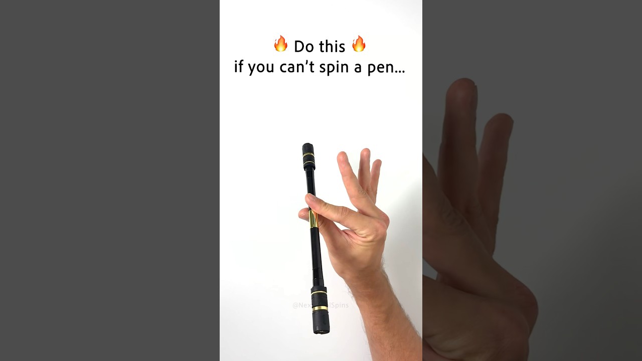 Do this if you can’t spin a pen 🔥