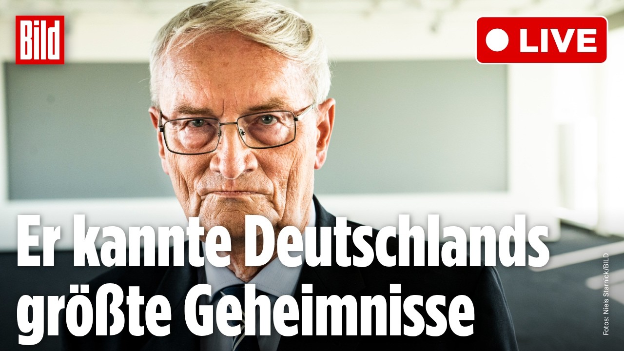🔴 Ex-BND-Chef August Hanning festgenommen | BILD-Sondersendung zum Geheimdienstskandal
