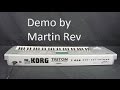 KORG Triton live demo by Martin Rev 2017