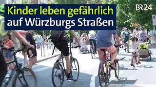 Kinder kommen unter die Räder - Würzburgs Radfahrer fordern bessere Bedingungen 