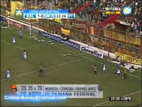 Racing 2 Sarmiento (R) 0 Copa Argentina 2012  Los goles  (18/4/2012)