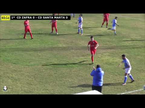 PARTE 1ª   CD ZAFRA - CD SANTA MARTA  (23-01-2022)
