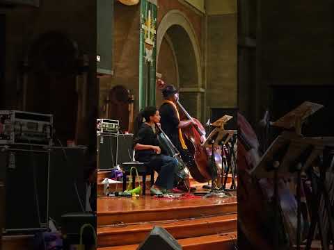 Tomeka Reid/ Junius Paul at Hyde Park Union Church . Hyde Park Jazz Festival 2023 9/23/23