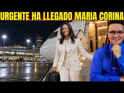 🚨MARÍA CORINA MACHADO LLEGÓ A VENEZUELA.