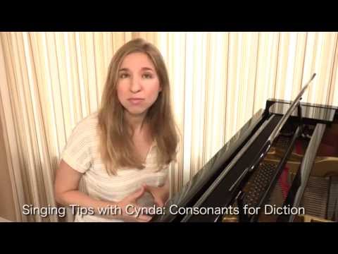 SingingTips w/ Cynda: Improving Diction