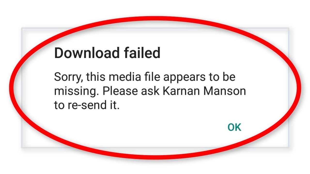 How to download a file that is no longer on WhatsApp?