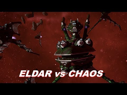 Eldar vs Chaos! Rank 78, Heroic Difficulty, 1500 Points - Battlefleet Gothic Armada