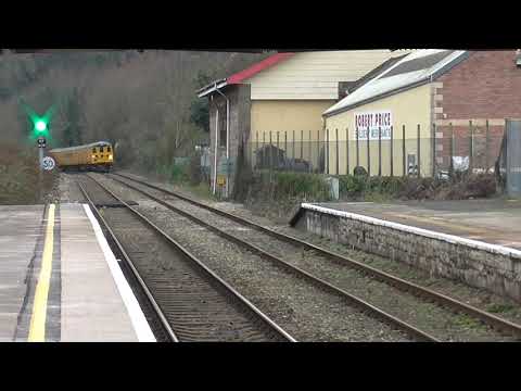 EX DRS Class 37 no: 9708-37607 @ Chepstow {3Q64} 03/01/2019.