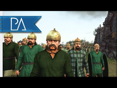 MASSIVE BARBARIAN INVASION! 4v4 Siege Battle - Total War: Rome 2