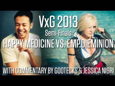 VxG 2013: Happy Medicine vs VXG.EMP|Dieminion (gootecks and Jessica Nigri on commentary)