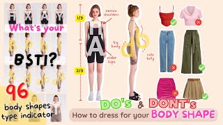 Why I Look Bad in Everything I Wear? How to Dress for Your BODY SHAPE | 96 Body Shape Type Indicator