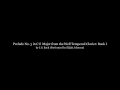 Prelude No. 3 in C♯ Major from the Well Tempered Clavier: Book I (by J.S. Bach)