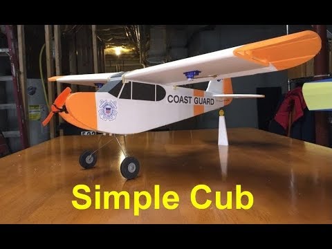 77% Flite Test Simple Cub First Flight