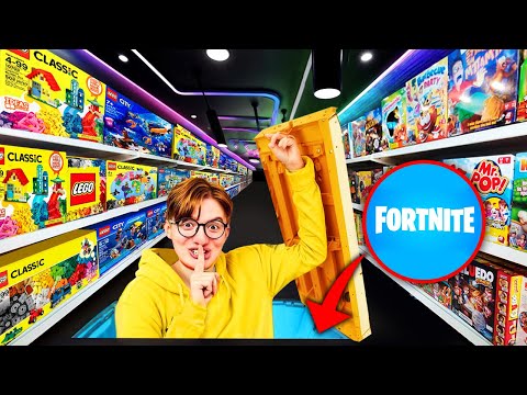 COSTRUITO UNA STANZA SEGRETA IN UN NEGOZIO DI GIOCATTOLI !