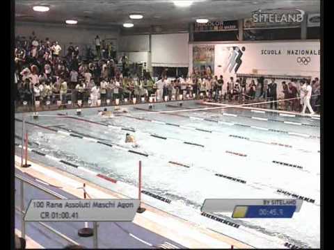 Eliminatorie 3 dei 100 Rana  Assoluti Maschi Agonisti - 16 Memorial Chiara Giavi