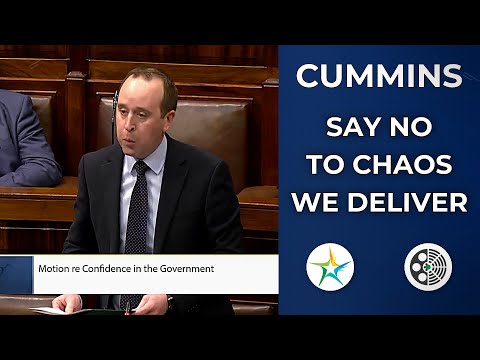 John Cummins: Sinn Féin Betting on Chaos, Not Solutions