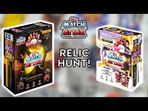 HUNTING FOR A RELIC CARD | TOPPS MATCH ATTAX 2025/26 | MEGA TIN AND MINI TIN OPENING!
