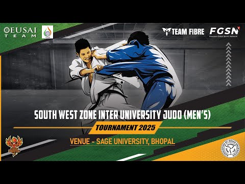 South West Zone Inter University Judo (Men’s) || Mat 1 || DAY 1