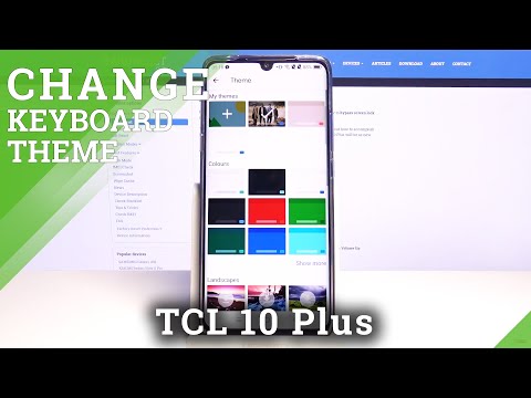 Change Keyboard Theme - TCL 10 Plus Keyboard Settings