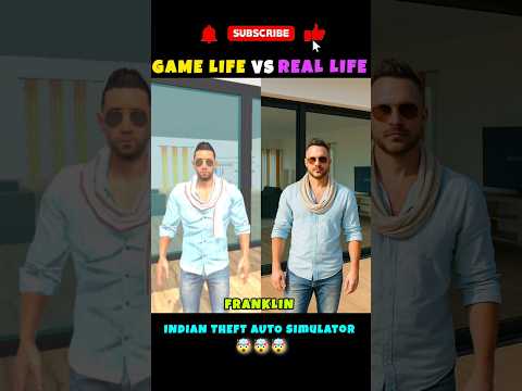 Game Life Vs Real Life Indian Theft Auto Simulator 🤩 #gamingshorts #shorts #viralshort #ibd3d