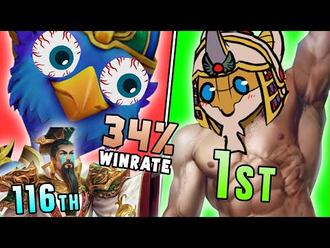 DIOSES que GANAN y PIERDEN más PARTIDAS de SMITE 2022