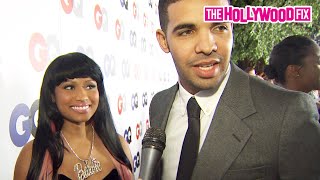 Drake &amp; Nicki Minaj Flirt On The Red Carpet At The 2009 GQ Magazine &#39;Men Of The Year&#39; Party