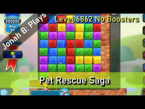 Pet Rescue Saga Level 6862 No Boosters
