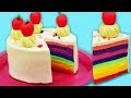 Learn How To Make Colorful Rainbow PlayDoh Cake Cupcakes Amazing Playdoh Activities For Children