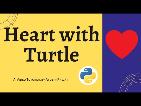 Create Heart With Turtle Graphics Python Project Easy Tutorial
