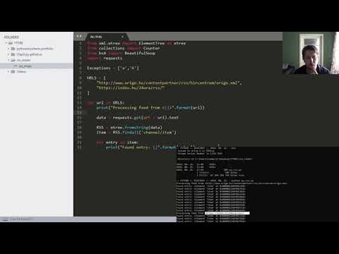 Python Rss Reader With Most Common Words