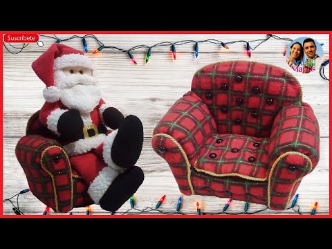 Sillón para Santa Claus, Paso a paso