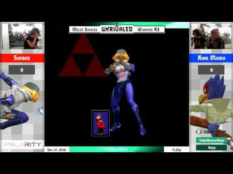Unrivaled 4 Melee - Sinbad (Sheik) vs King Momo (Falco, Fox) - Winners Quarters