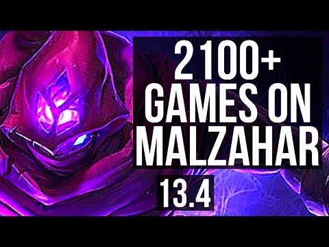 MALZAHAR vs SYLAS (MID) | 4.3M mastery, 1/1/13, 2100+ games | KR Master | 13.4
