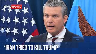Pentagon update on Iran war as Hegseth claims Trump assassination attempt