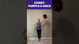 LHYFC CHANT - PURPLE &amp; GOLD *Reminder, I’m mirror image your cheerleader will go the same way as me!