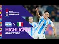 Argentina Vs Italy Highlights FIFA U 20 World Cup Chile 2025